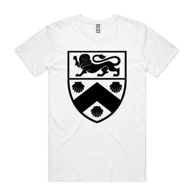 Wesley College Logo Tee-Black Thumbnail